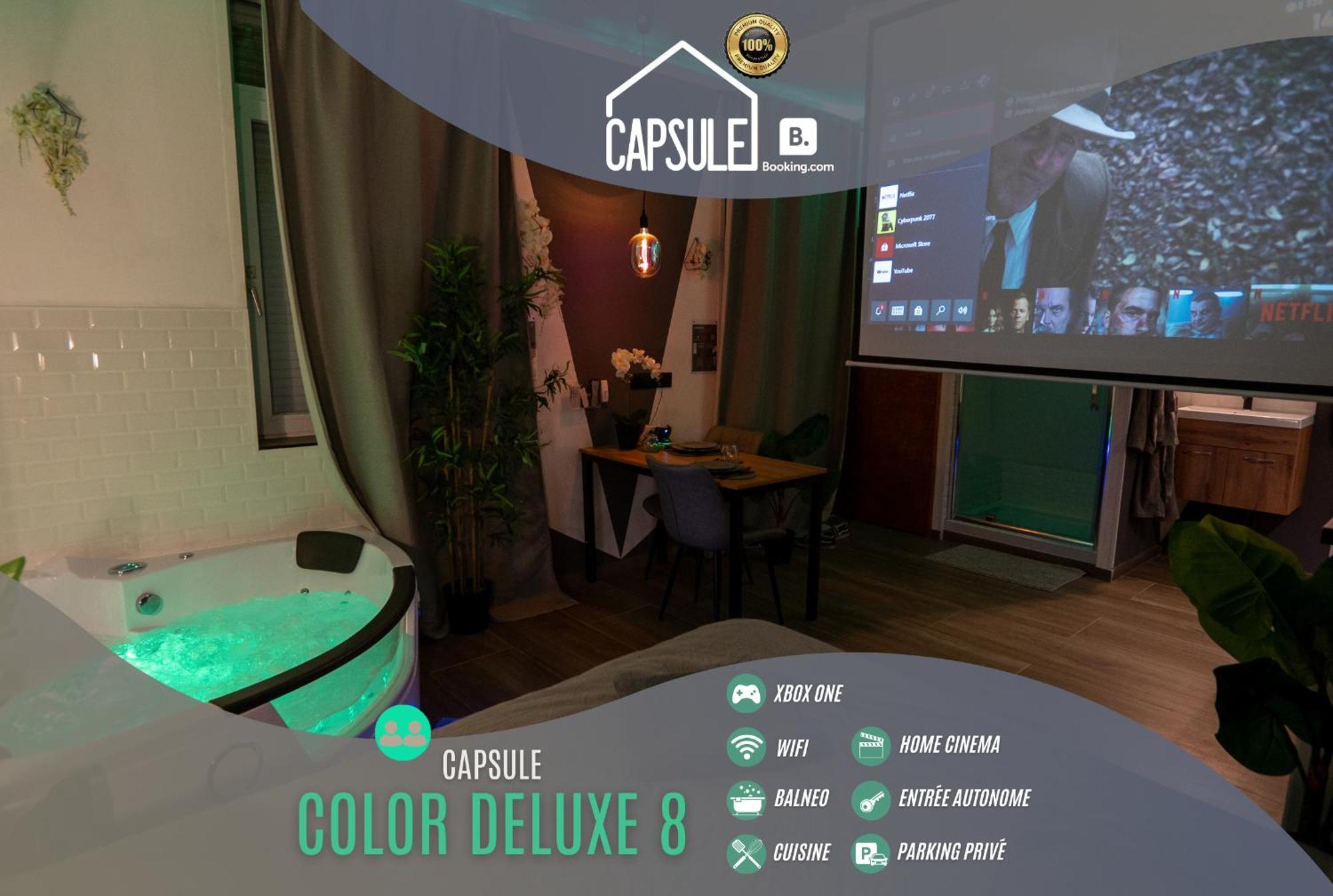 Capsule Color Deluxe Balneo I Ecran Home Cinema I Console De Jeux Trith-Saint-Leger Экстерьер фото